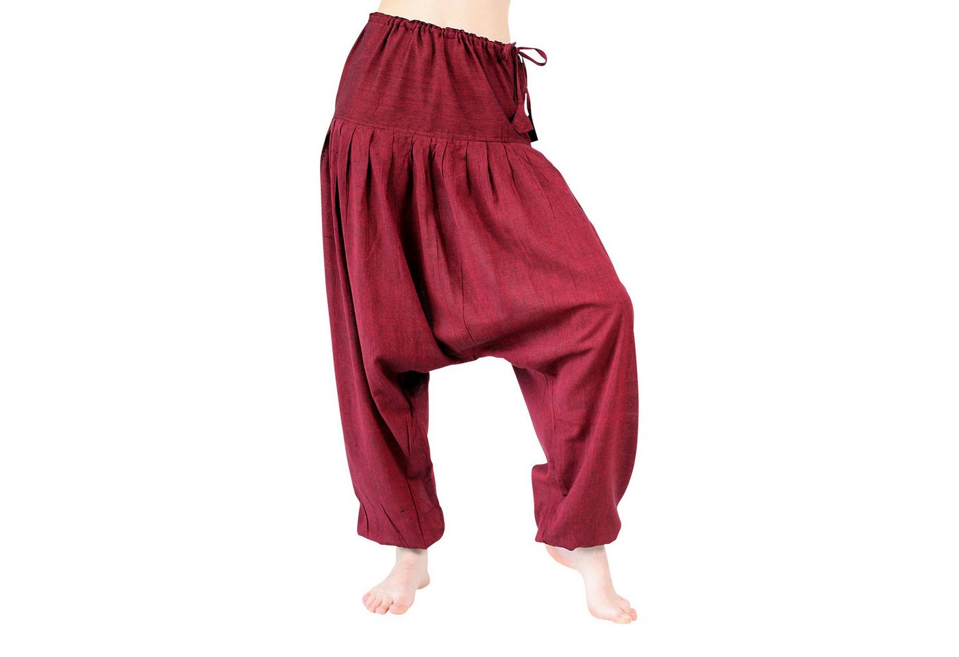 BUDDHA arts&more Haremshose Haremshose für Yoga & Meditation unifarben von BUDDHA arts&more