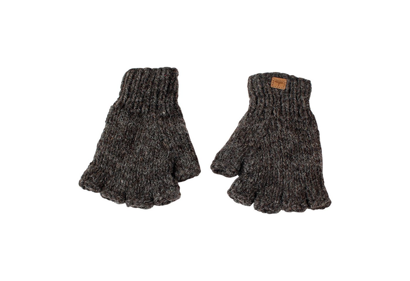 BUDDHA arts&more Strickhandschuhe Fingerlinge Halbfingerlinge aus Nepal von BUDDHA arts&more