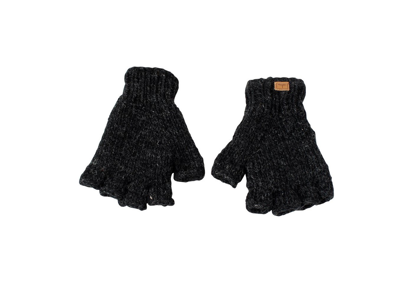 BUDDHA arts&more Strickhandschuhe Fingerlinge Halbfingerlinge aus Nepal von BUDDHA arts&more