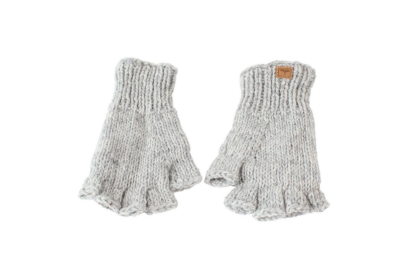 BUDDHA arts&more Strickhandschuhe Fingerlinge Halbfingerlinge aus Nepal von BUDDHA arts&more