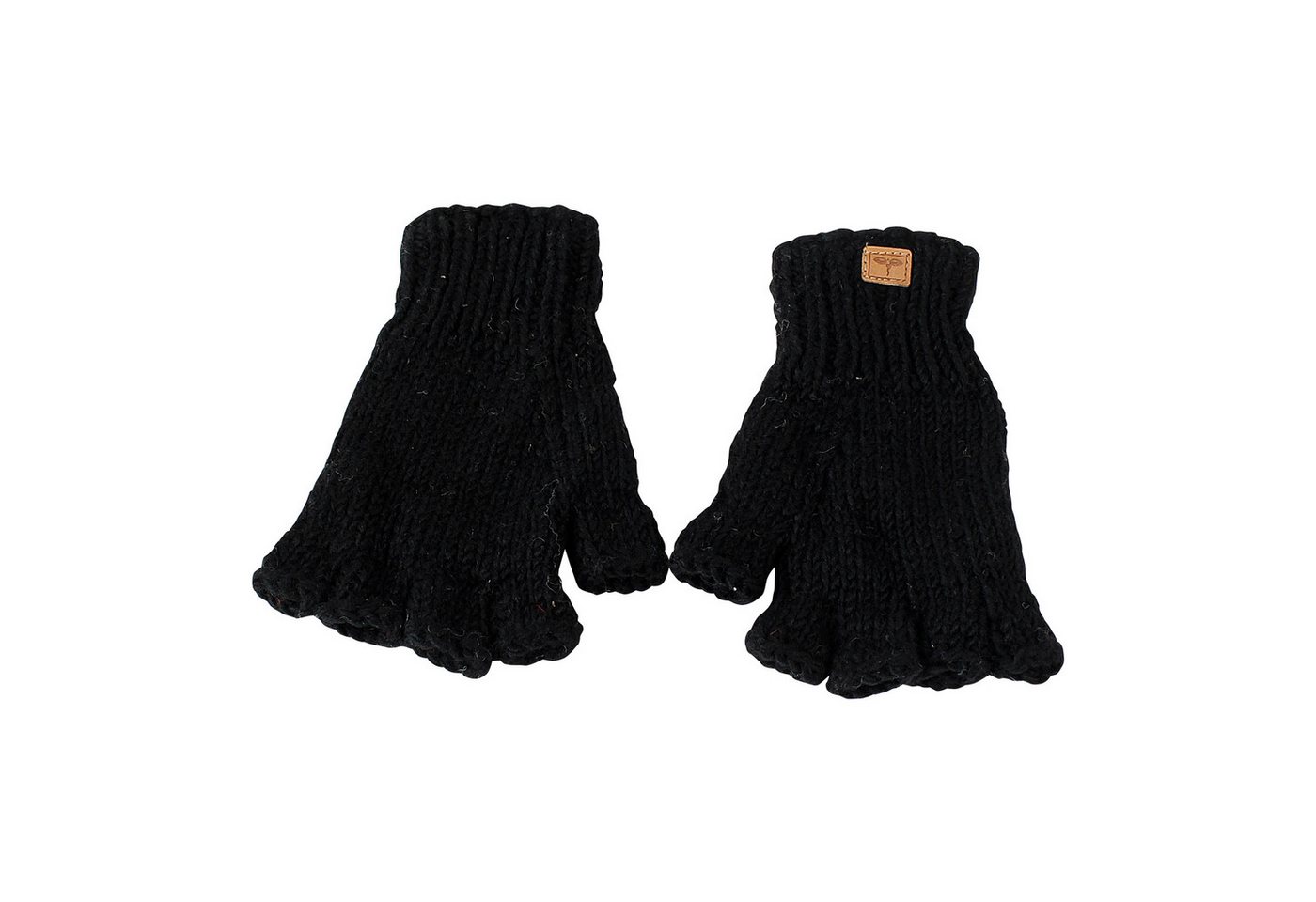 BUDDHA arts&more Strickhandschuhe Fingerlinge Halbfingerlinge aus Nepal von BUDDHA arts&more