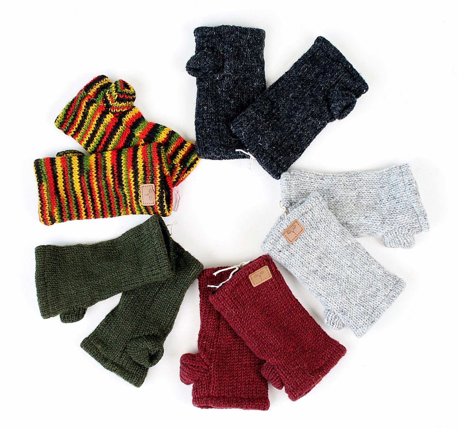 Kinder Pulswärmer Aus Nepal Einheitsgröße 100% Wolle Handarbeit Handwarmer Child Kinder Pulswärmer Aus Nepal Einheitsgröße 100% Wolle Handarbeit Handwarmer Child von BUDDHAartsandmore