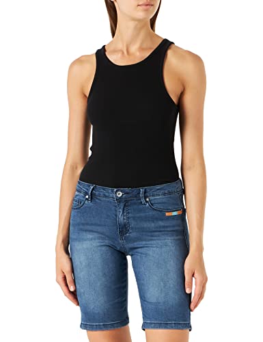 BUENA VISTA Jeans Damen - Paulina Short - Stretch Denim - Mittelblau (S) von BUENA VISTA