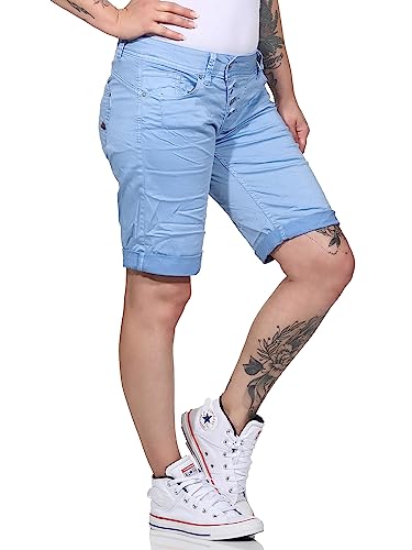 Buena Vista Jeans Hosen Damen - Malibu Short - Stretch Twill - hellblau (as3, Alpha, m, Regular, Regular) von Buena Vista