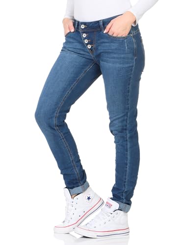 BUENA VISTA Jeans Hosen Damen - Malibu - Stretch Denim - Jeansblau - Gr. XS von Buena Vista