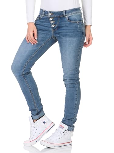 Buena Vista Jeans Hosen Damen - Malibu - Stretch Denim - helleres Jeansblau - Gr. XL von Buena Vista