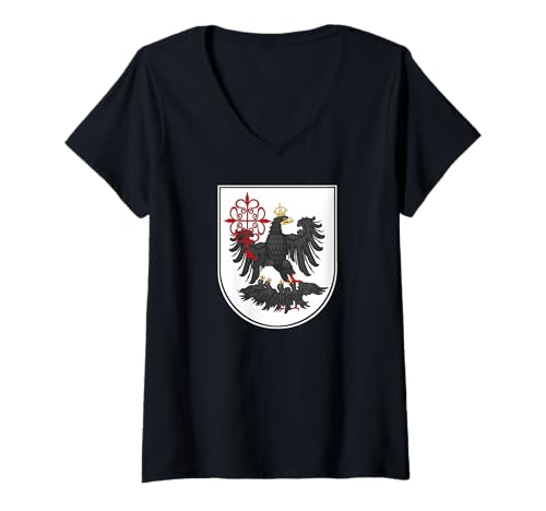 Damen Buenos Aires Argentinien Stadtflaggen-Symbol T-Shirt mit V-Ausschnitt Damen Buenos Aires Argentinien Stadtflaggen-Symbol T-Shirt mit V-Ausschnitt von BUENOS AIRES ARGENTINA