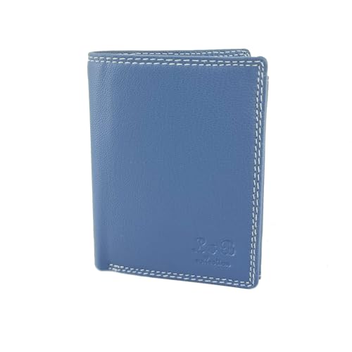 BUFFALO HILL Echt Leder Herren Geldbörse »2340« Hochformat klein I mit RFID Schutz I Portemonnaie mit Münzfach I 5 Kartenfächer I Geldbeutel für Männer I Brieftasche Wallet Portmonee blau BUFFALO HILL Echt Leder Herren Geldbörse »2340« Hochformat klein I mit RFID Schutz I Portemonnaie mit Münzfach I 5 Kartenfächer I Geldbeutel für Männer I Brieftasche Wallet Portmonee blau von BUFFALO HILL