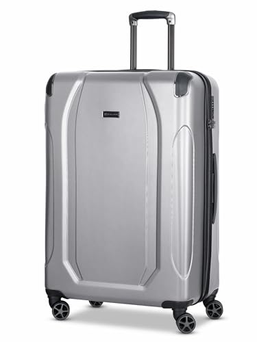 BUGATTI Check-in Koffer für Damen und Herren | großer XL Trolley 51 x 30 x 77 cm aus hochwertigem, stoßfestem ABS Material | Teleskopgriff & TSA-Schloss| Valencia Serie von BUGATTI