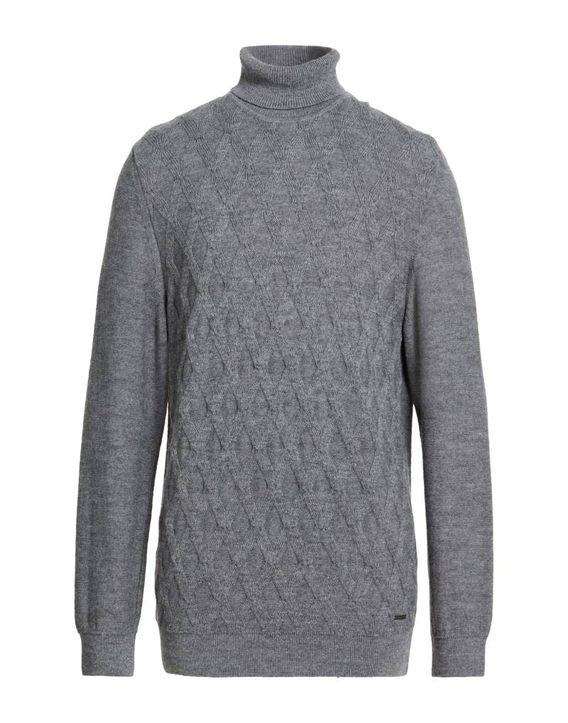 BUGATTI Rollkragenpullover Herren Grau von BUGATTI