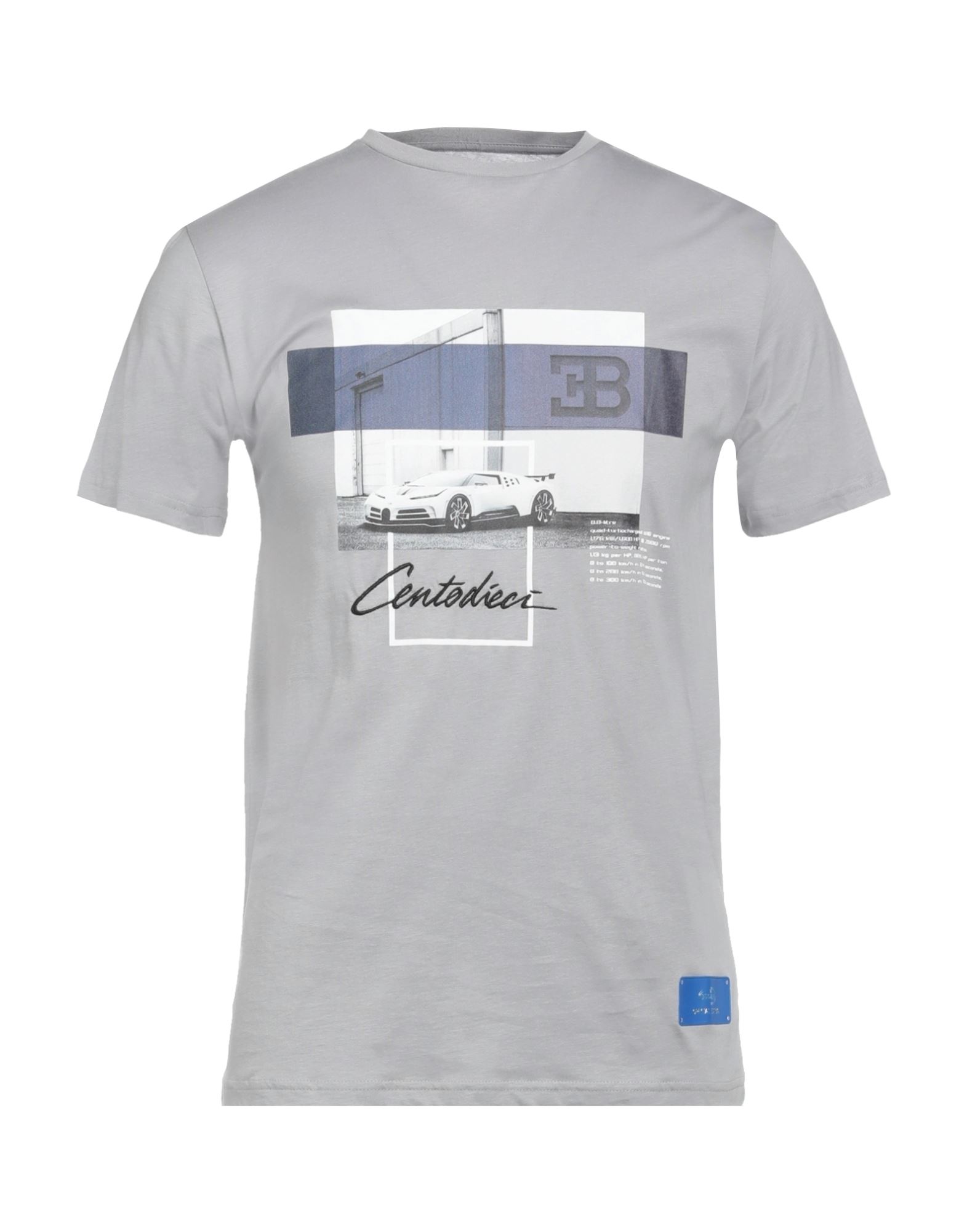 BUGATTI T-shirts Herren Grau von BUGATTI