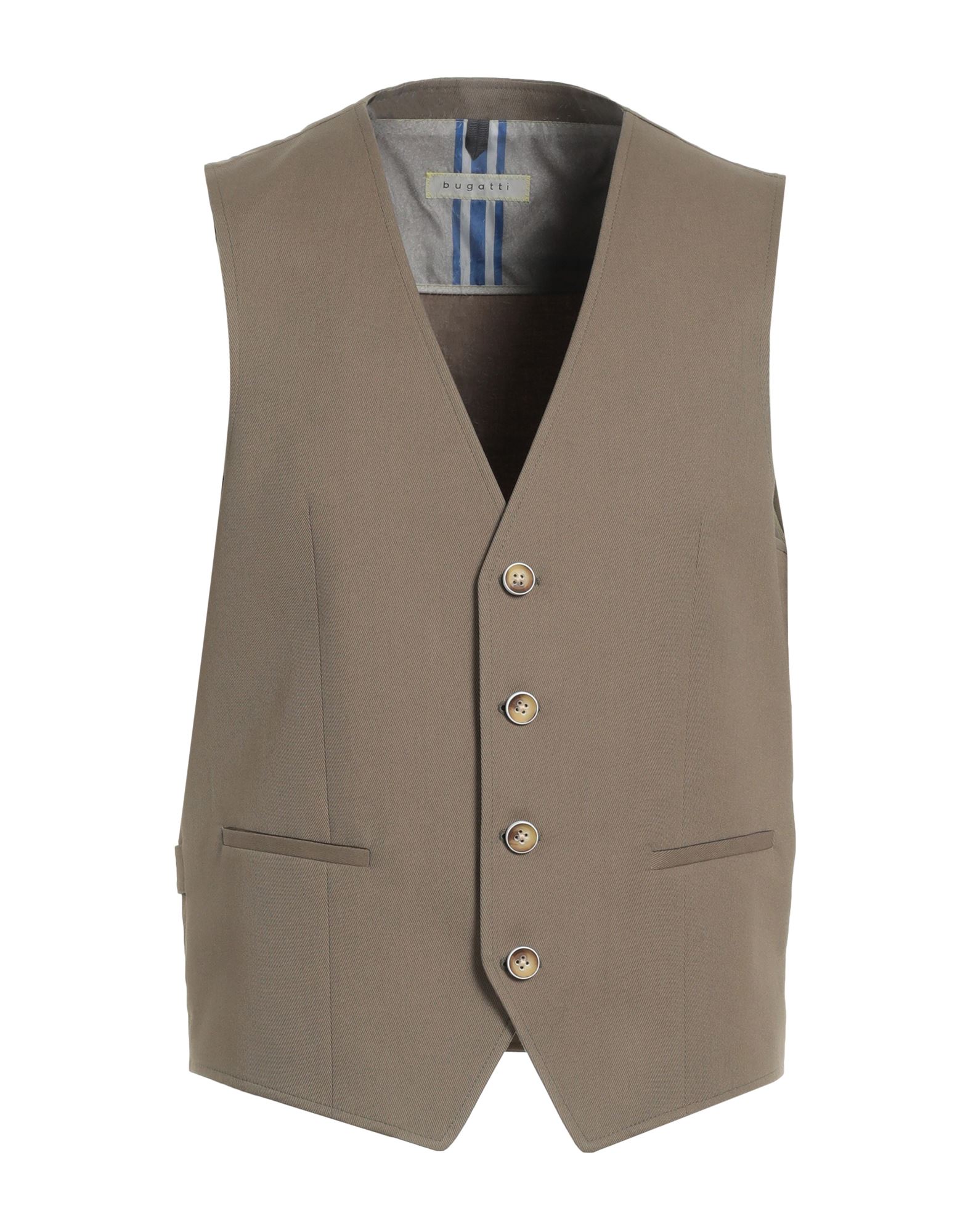 BUGATTI Couture-weste Herren Khaki von BUGATTI