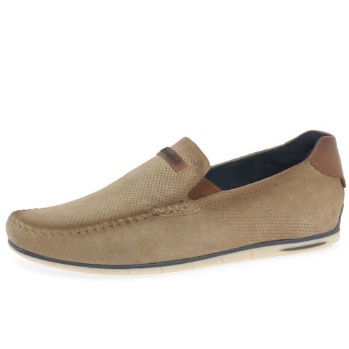 bugatti Herren Slipper in Beige, Größe 45 von BUGATTI