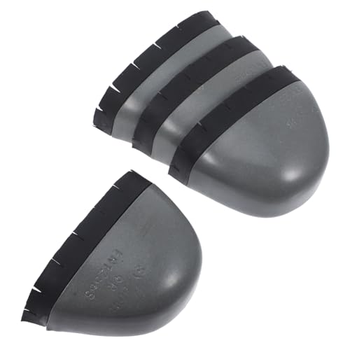 BUGUUYO 4 Stück Sicherheits Zehenschutz aus Stahl Teiliges Stoßfest und Durchtrittsicher Ergonomisch Geformt Langlebig mit Gummibelag für Arbeitsschuhe Einfache Montage von BUGUUYO