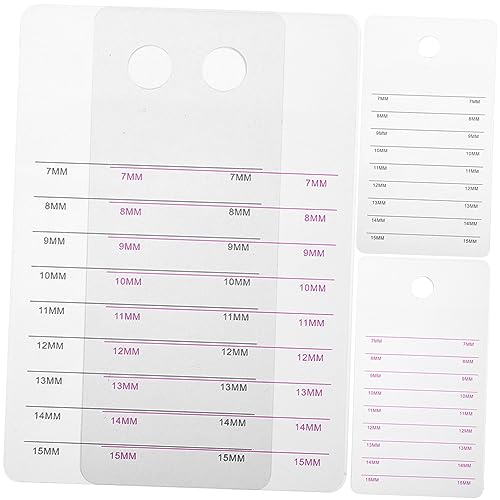 BUGUUYO 4 Stück Teiliges Wimpernhalter mit Transparent Rot und Schwarz Professionelles Wimpernverlängerung Zubehör False Eyelash Organizer für Salon und Zuhause von BUGUUYO