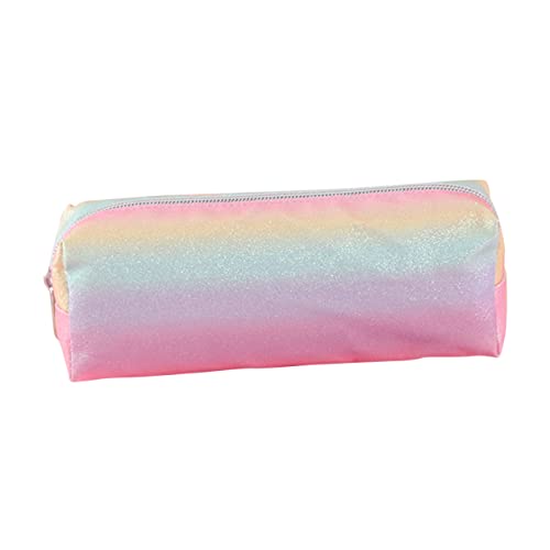 BUGUUYO Federmäppchen Schreibwarentasche Stift Bleistiftbeutel schreibwaren Organizer Pen Pouch Kugelschreiber Bleistift Aufbewahrungstasche Glitzer Bleistiftbeutel Quadrat Student von BUGUUYO