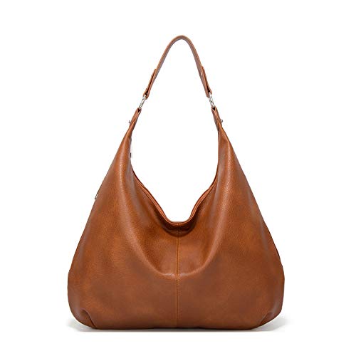 BUKESIYI Damen Tasche Handtasche Umhängetasche Schultertasche Frauen Kulturbeutel Weekender Klein PU Leder DE77253 Braun von BUKESIYI