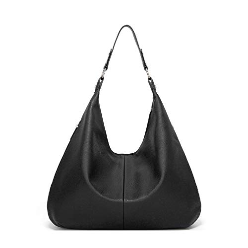 BUKESIYI Damen Tasche Handtasche Umhängetasche Schultertasche Frauen Kulturbeutel Weekender Klein PU Leder DE77253 Schwarz von BUKESIYI