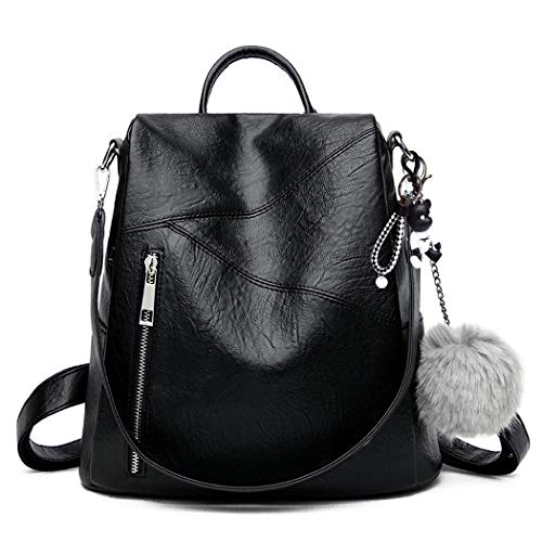 BUKESIYI Damen Tasche Rucksack Handtasche Frauen Backpack Klein Anti Diebstahl Schulrucksack Laptop Weekender PU Leder CCDE78163 Schwarz BUKESIYI Damen Tasche Rucksack Handtasche Frauen Backpack Klein Anti Diebstahl Schulrucksack Laptop Weekender PU Leder CCDE78163 Schwarz von BUKESIYI