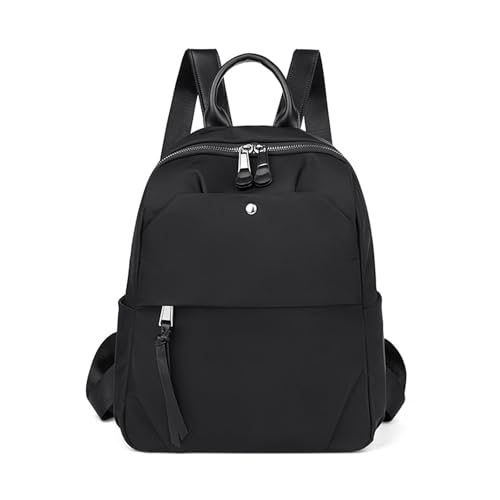 BUKESIYI Damen Tasche Rucksack Handtasche Frauen Nylon backpack Klein Anti Diebstahl Schulrucksack Laptop Weekender DE78577 Schwarz von BUKESIYI