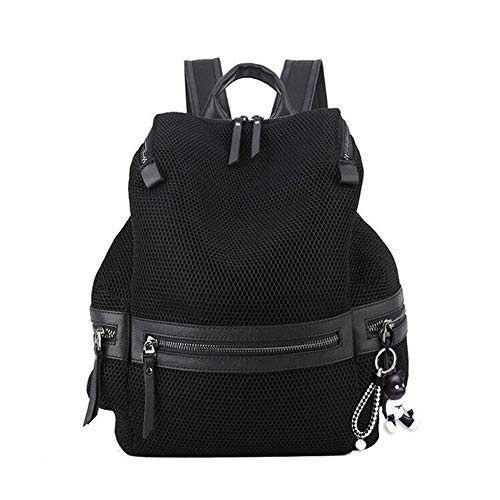 BUKESIYI Damen Tasche Rucksack Handtasche Frauen Backpack Klein Anti Diebstahl Schulrucksack Laptop Weekender PU Leder CCDE78110 Schwarz von BUKESIYI