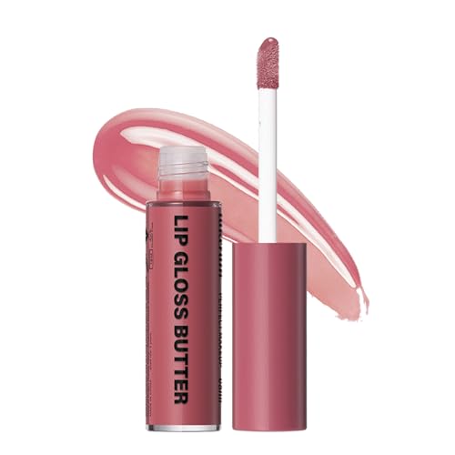 Glänzender Lipgloss, Feuchtigkeitsspendender Lipgloss-Tönungs-Flüssiglippenstift, Lip Plumper Gloss, langlebig, Lippenfleck, schälende Haut, Frauen Mädchen, Lippen-Make-up Bukisa von BUKISA