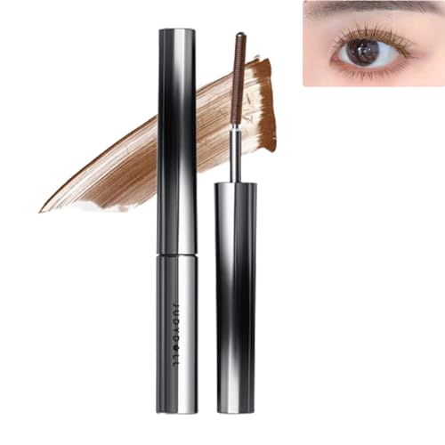 Judy Doll Mascara, Judydoll Curling Iron Strong Mascara, 3D Curling Eyelash Iron Strong Mascara, Judydoll 3D Curling Eyelash Mascara, Extra Slim Metal Mascara, Long-Lasting and Waterproof (Brown) von BUKISA