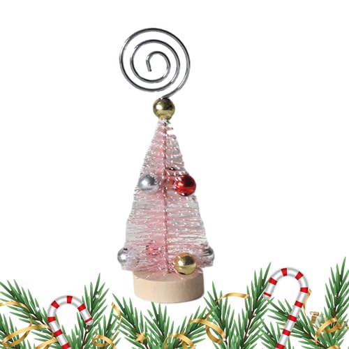 Weihnachtsbaum-Notizhalter | Desktop-Fotohalter mit Tannennadel-Design,Tischdekoration für Couchtisch, Esstisch, Arbeitstisch, Nachttisch, Computertisch Bukisa von BUKISA