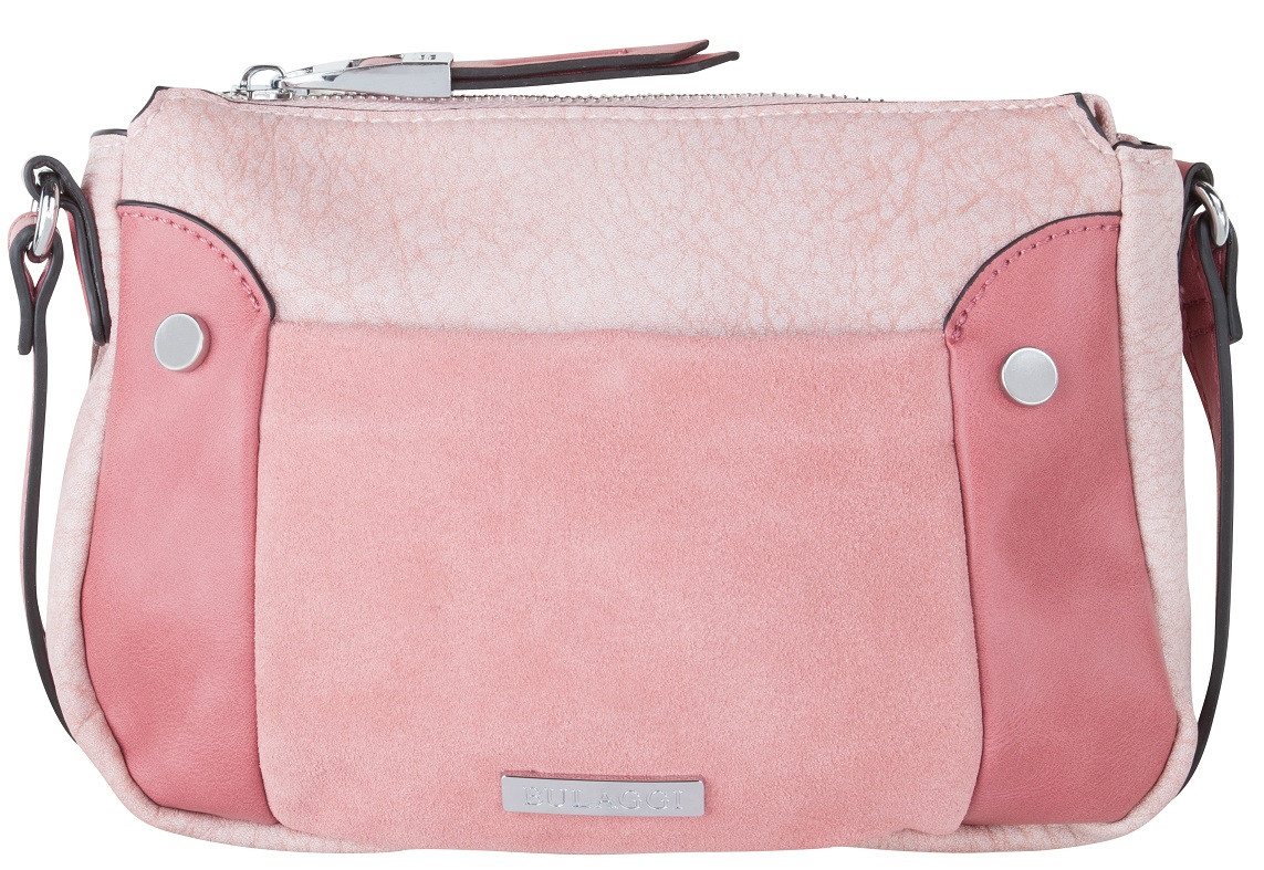 BULAGGI Handtasche 30280, Block crossbody mit Ziernieten, Frontlabel aus Metall von BULAGGI