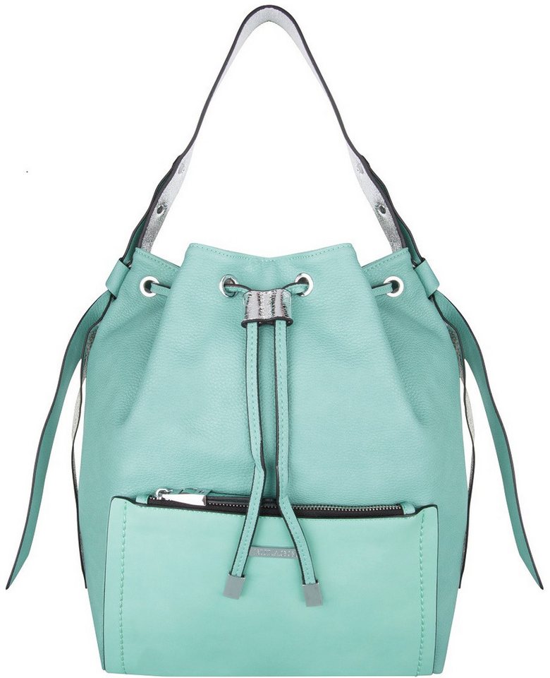 BULAGGI Handtasche 30284, Boudin Bucket mit Zierlederbändern, Glitzer-Effekt von BULAGGI