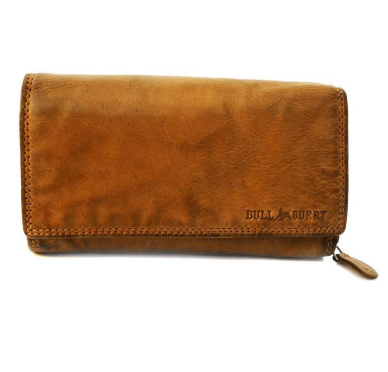 BULL BURRY Geldbörse LA BOCA XL, 26 Kartenfächer, Waschleder in Vintage-Look von BULL BURRY