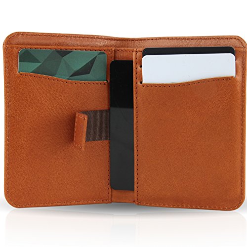 BULLAZO Fino Urban, kleines Herren Slim Wallet mit RFID Schutz, Leder, Cognac BULLAZO Fino Urban, kleines Herren Slim Wallet mit RFID Schutz, Leder, Cognac von BULLAZO