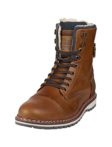 BULLBOXER Boots in Übergrößen Braun 877K85850ATANOSU39/877K85850ATANOSU88 große Herrenschuhe, Größe:48 von BULLBOXER