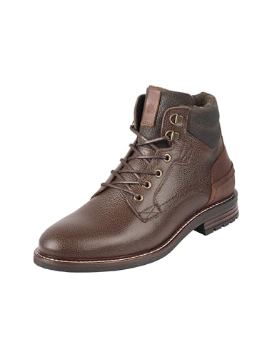 BULLBOXER Men Ankle Boot 921N50155A Dark Brown 43 von BULLBOXER