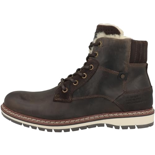 BULLBOXER AKHIL MID LACE II Boots in Übergrößen Braun 877K55858AP134SU39/877K55858AP134SU88 große Herrenschuhe, Größe:47 von BULLBOXER