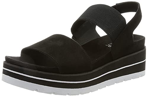 BULLBOXER Damen Sandal 078027F2T, Schwarz, 40 EU von BULLBOXER