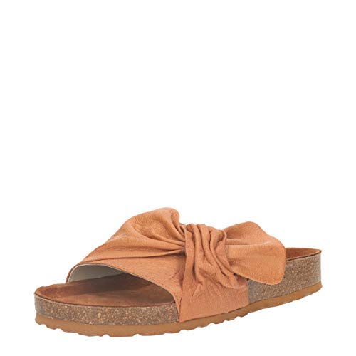 BULLBOXER Damen Pantoletten, Frauen Clogs,woman,slipper,slides,sandalen,sommerschuhe,freizeitschuhe,weiblich,lady,Braun (Tan/Cognac),37 EU / 4 UK von BULLBOXER