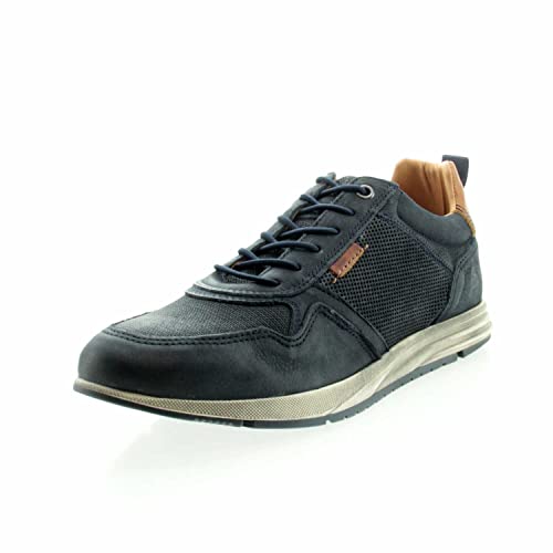 BULLBOXER Herren Sneaker Low Navy 44 von BULLBOXER