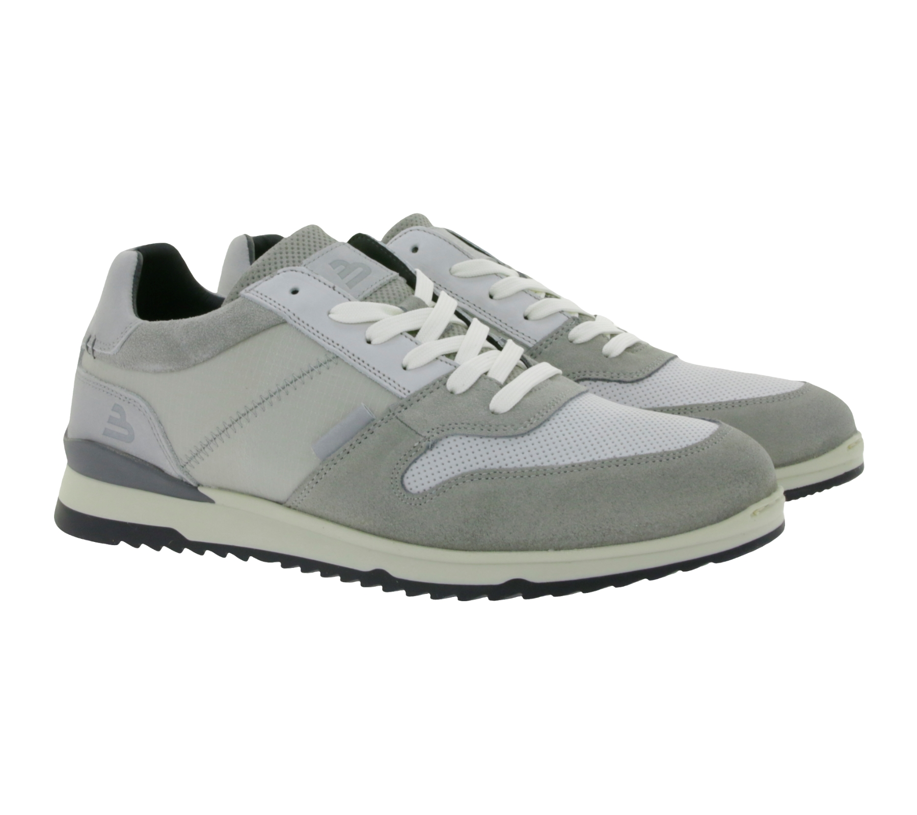 BULLBOXER Herren Sneaker mit HYG GAH Hybrid Comfort System Turnschuhe 890K20951A WHLG Grau von BULLBOXER