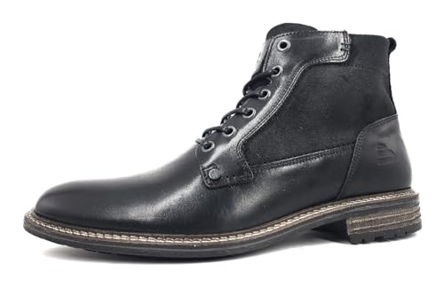BULLBOXER Herrenschuhe Stiefeletten Schwarz Freizeit, Schuhgröße:45 EU von BULLBOXER