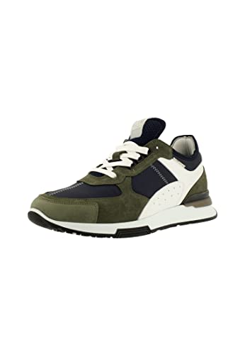 BULLBOXER Herren Sneaker – Atmungsaktiv Low Sneaker aus Hochwertige Leder - Freizeitschuhe Mode Schuhe von BULLBOXER