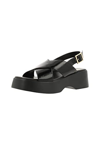 BULLBOXER Plateau sandal 179002F2S_ Black 39 von BULLBOXER