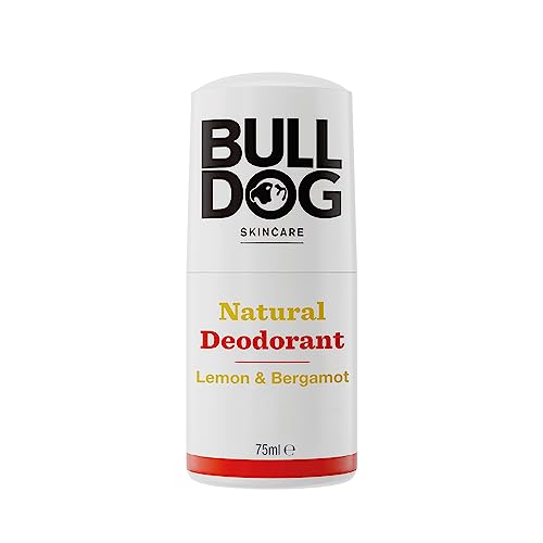 BULLDOG SKINCARE – Zitrone und Bergamotte Roll On Natural Deodorant für Männer, 75 ml von BULLDOG
