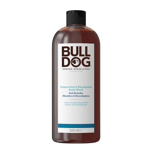 BULLDOG Herren-Duschgel, Pfefferminze und Eukalyptus, 500 ml von BULLDOG
