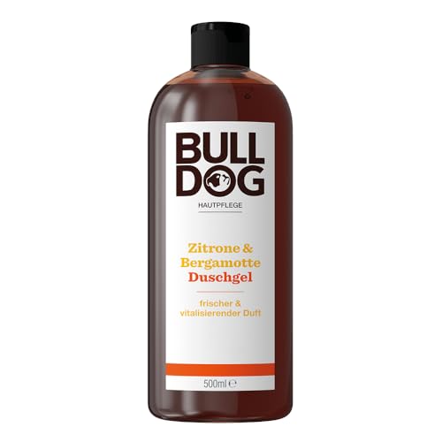 BULLDOG - Körperpflege für Männer | Zitrone & Bergamotte Duschgel | frisches & revitalisierendes Duschgel | 500ml von BULLDOG