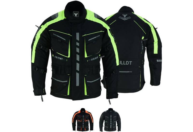 BULLDT Motorradjacke BLD325J Motorradjacke Cordura Textilien Jacke Bikerjacke von BULLDT