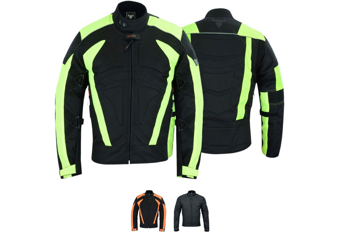 BULLDT Motorradjacke GW322J Grün BULLDT Motorradjacke Textil von BULLDT