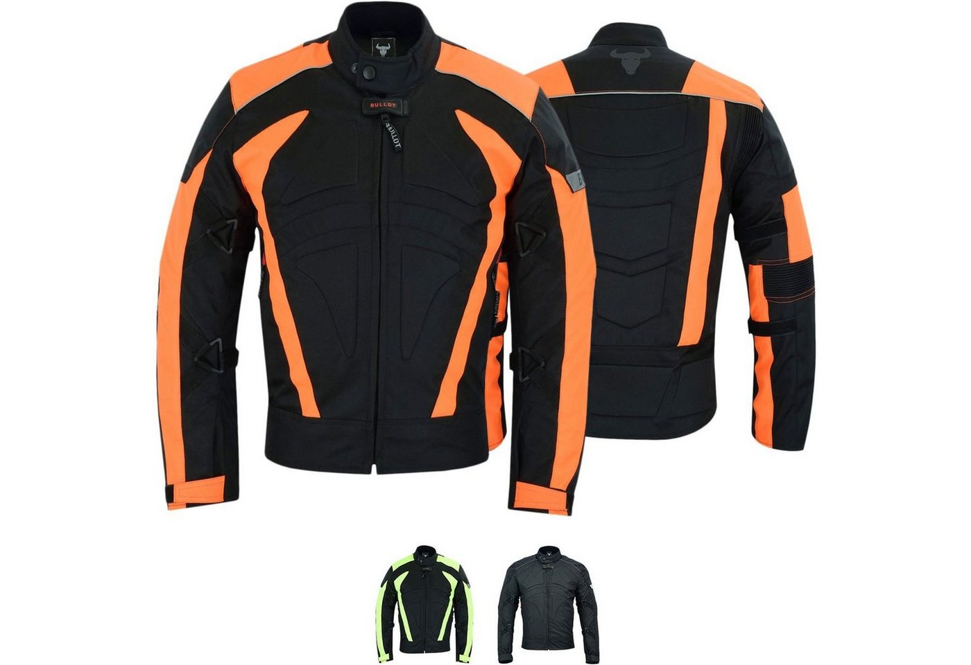 BULLDT Motorradjacke GW322J Orange BULLDT Motorradjacke Textil von BULLDT