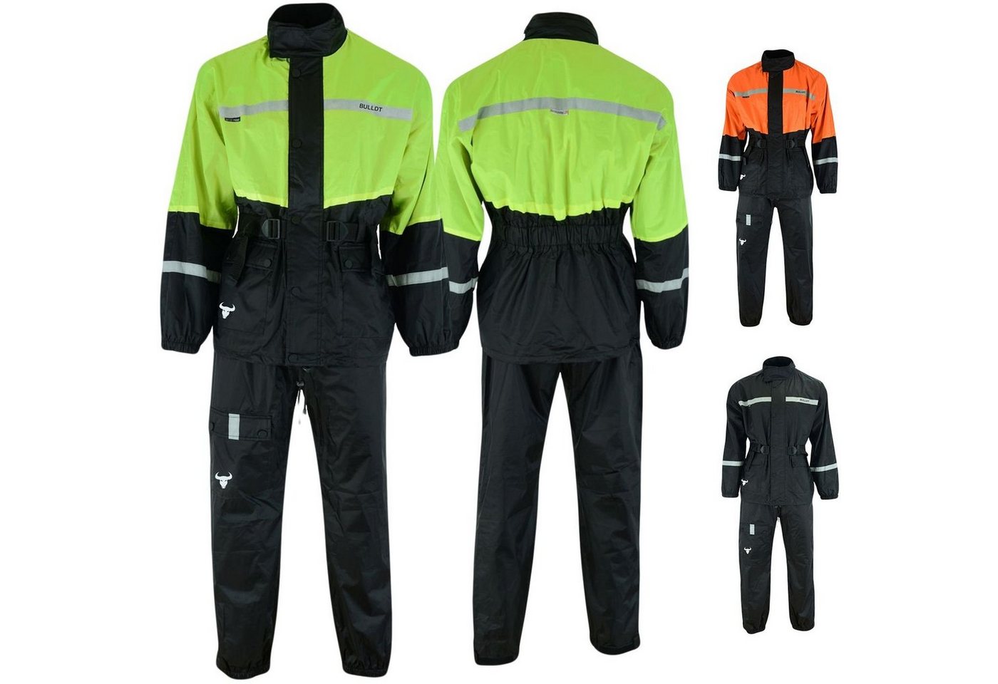 BULLDT Regenoverall BLD-Rainsuit-1 BULLDT Herren Motorrad Regenkombi Regenjacke Regenhose von BULLDT