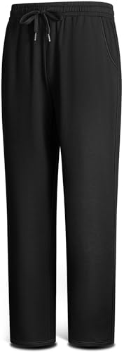 BULLIANT Jogginghose Herren, Hosen Herren Sporthose Lang Baumwolle Sweathose Jogger Freizeithose Trainingshose(Schwarz,5XL) von BULLIANT